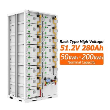 Compatible High Voltage LiFePO4 Battery Rack 100kWh 215kWh Commercial Solar Energy Storage System Air Cooling on Grid